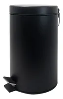 Tacho Basura Nictom 12L Acero Pedal Plateado